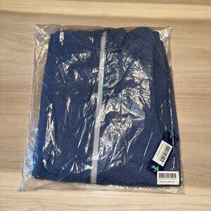 NWT Myles Heather River Blue Full Zip Everyday Hoodie Men's Size Medium M